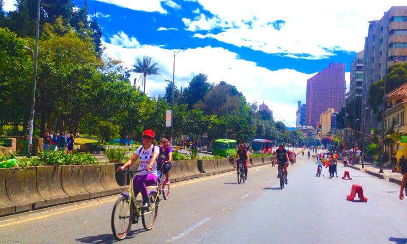 Ciclovia Bogotá Colombia