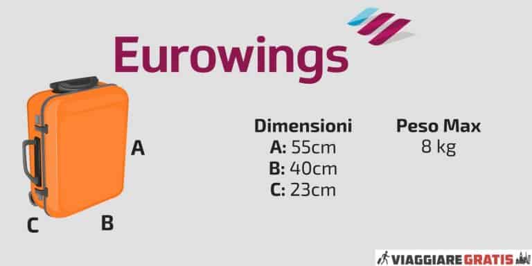 Bagaglio a Mano Eurowings/Germanwings: franchigia e classi di viaggio