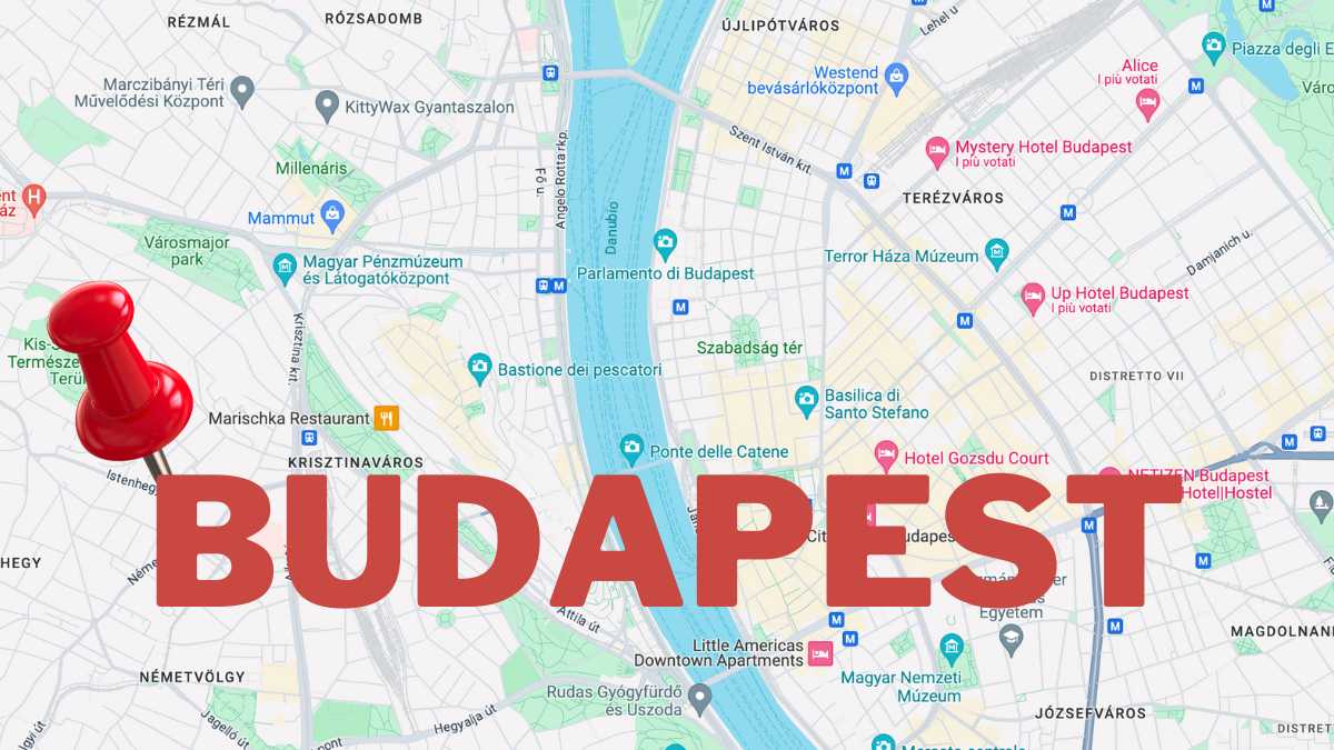 Mappa di Budapest cartina interattiva