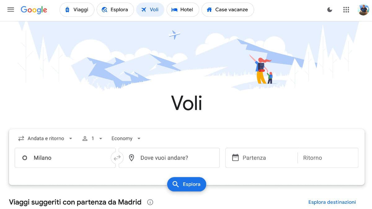 Google Flights Google Voli