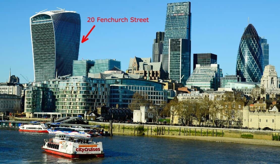 Grattacielo 20 Fenchurch Street Walkie Talkie Londra