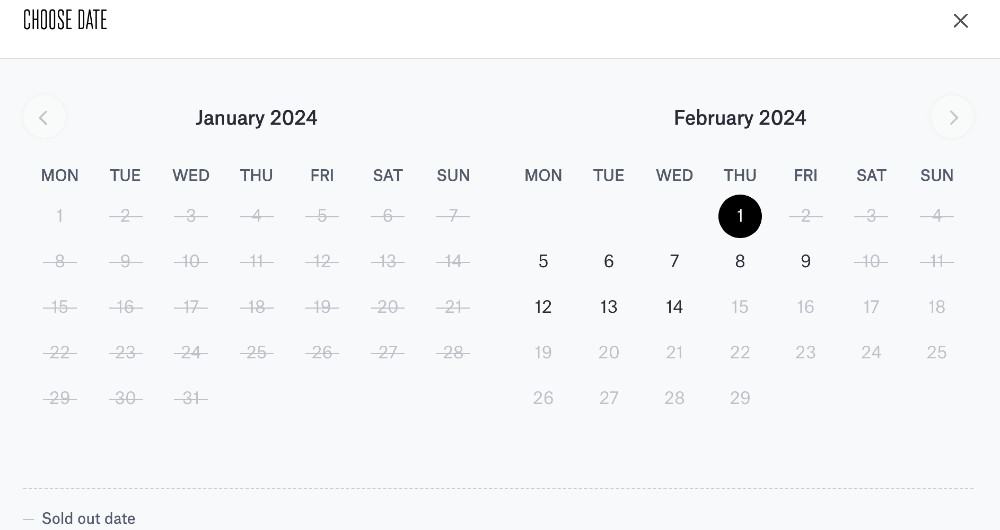 Calendario Horizon 22 Bishopsgate