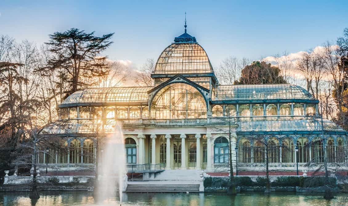 Palacio de Cristal Parco Retiro Madrid