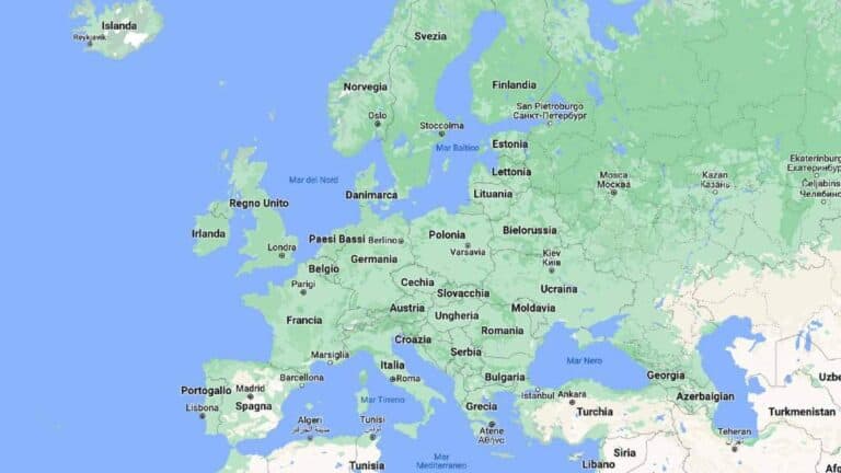 Capitali europee: quali sono, elenco e mappa