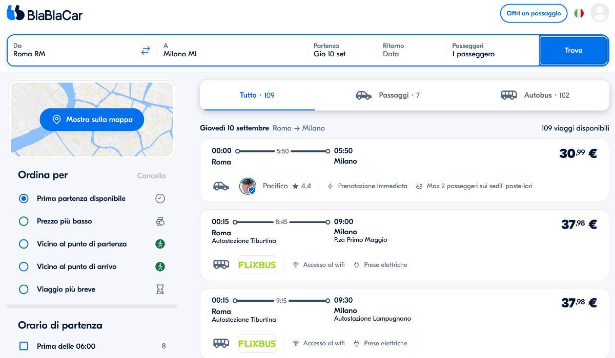 Passaggi BlaBlaCar