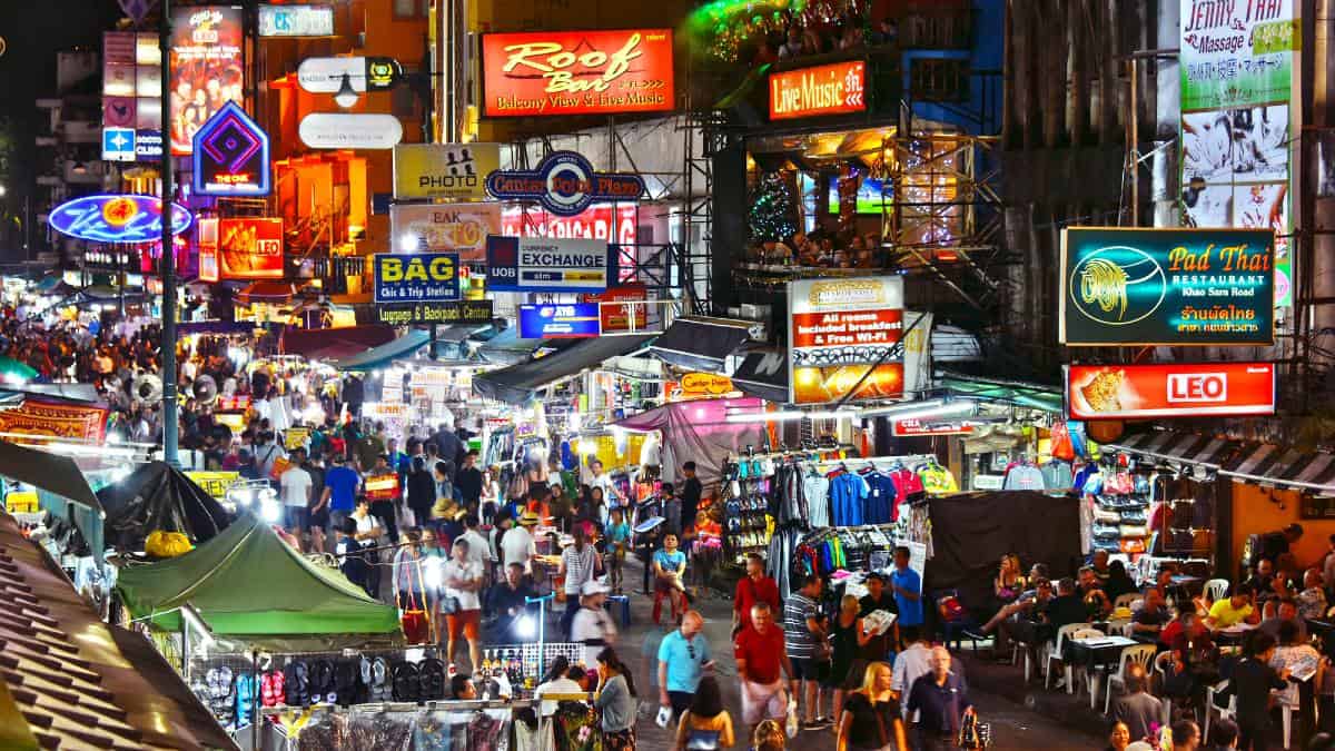 Khaosan Road Bangkok Thailandia