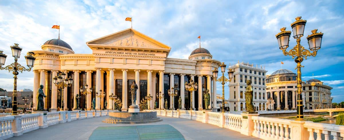 Museo archeologico Skopje capitale della Macedonia del Nord