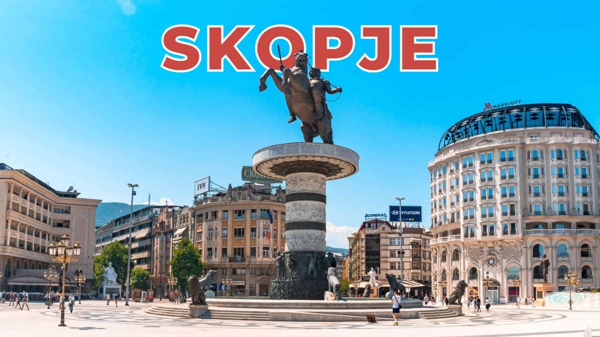 Skopje capitale Macedonia del Nord