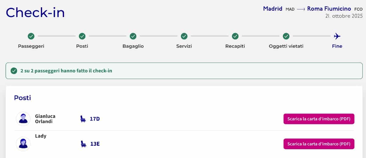 Stampare carta imbarco Wizz Air