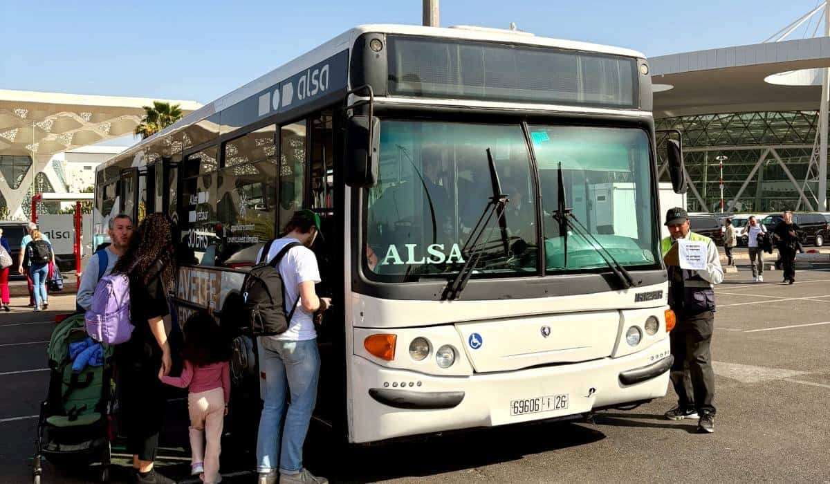 Marrakech aeroporto bus