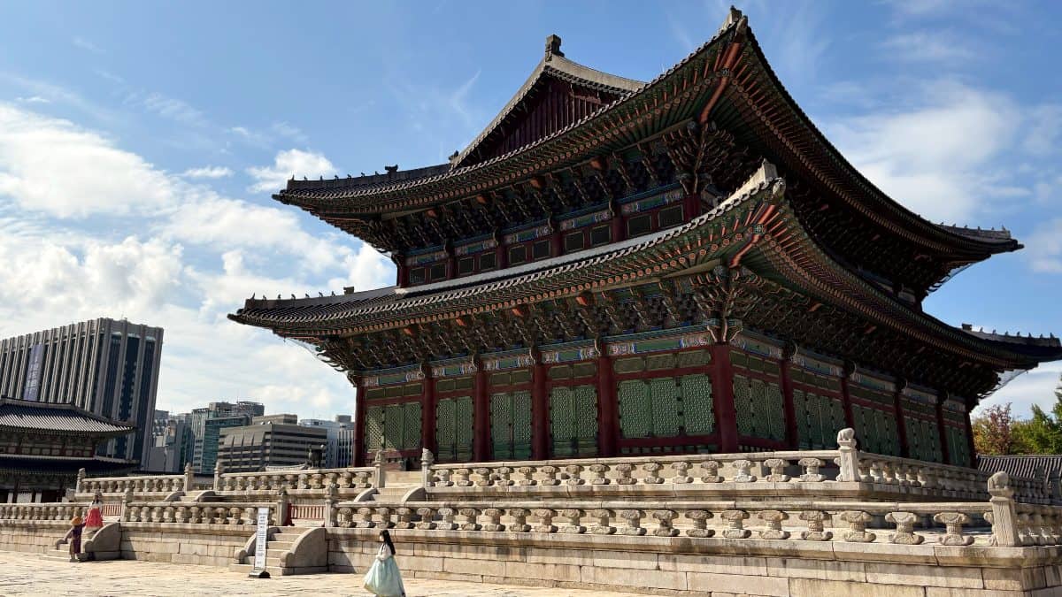 Il Palazzo Reale Gyeongbokgung di Seoul