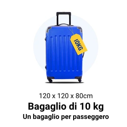 Bagaglio da stiva 10 kg Ryanair