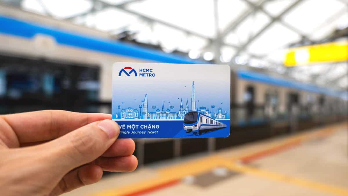 Biglietto singolo della metro di Ho Chi Minh o Saigon